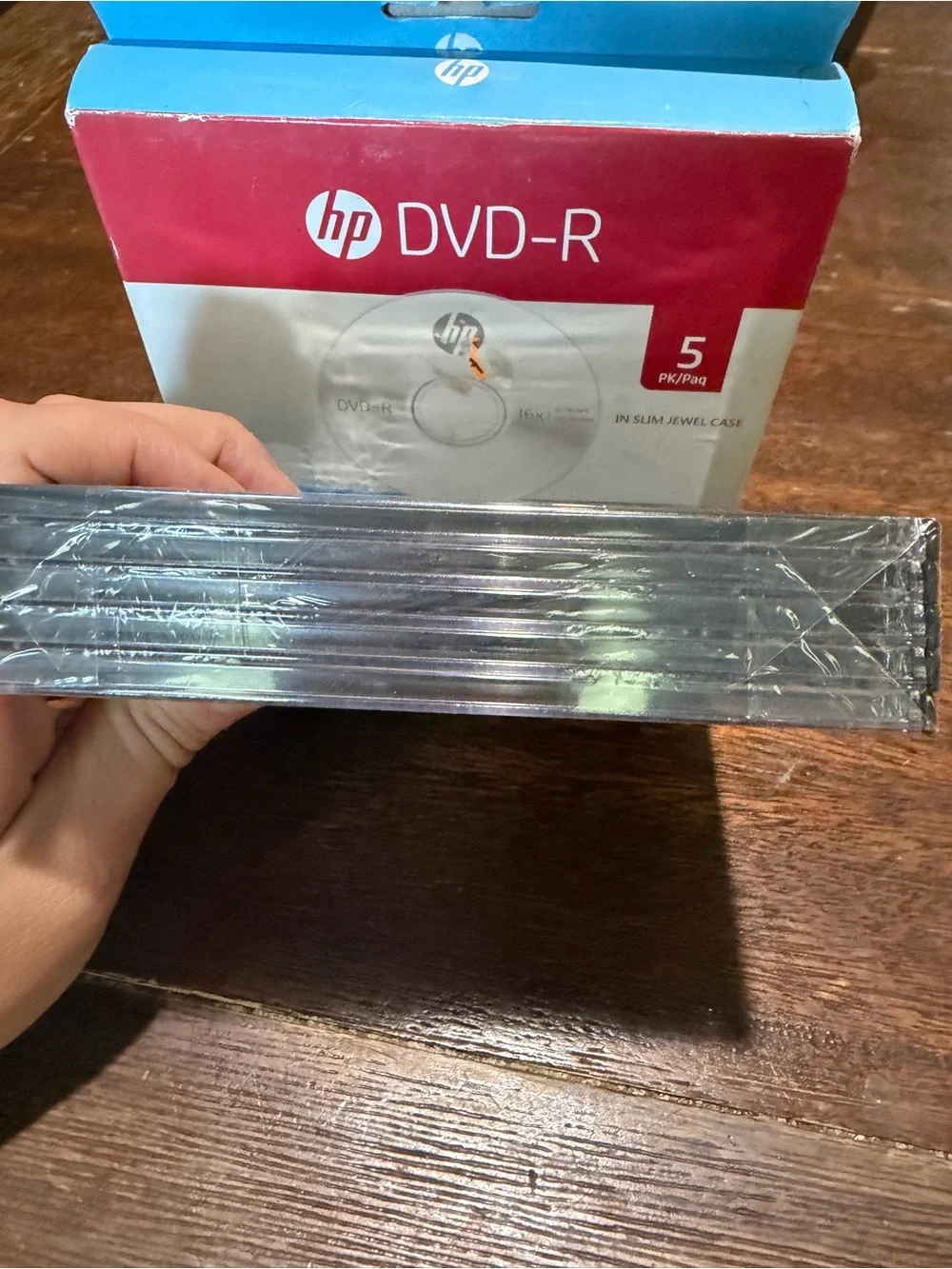 HP DVD-R 16x Recordable Discs - Red, White & Blue Packaging